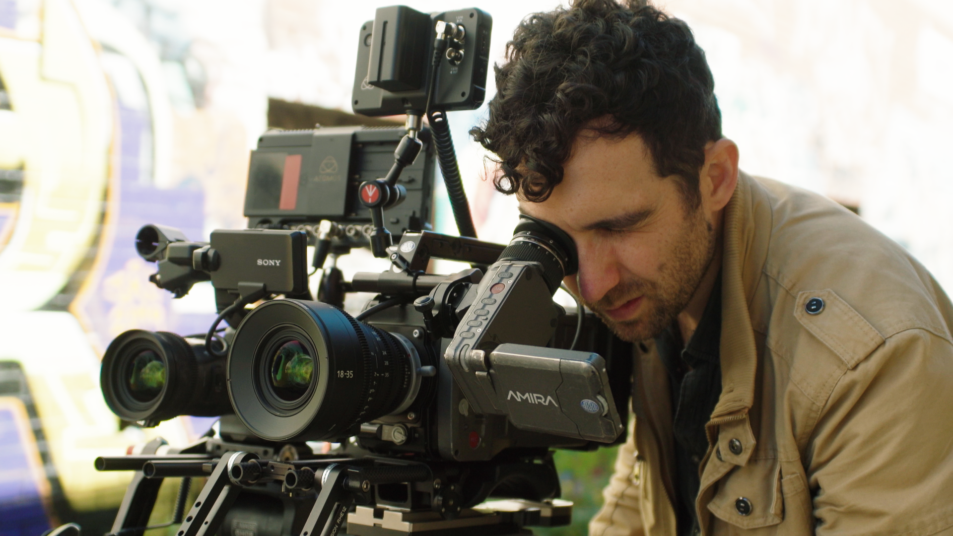 Shooting my Sony Fs5 alongside my ARRI Amira to get the best possible match.